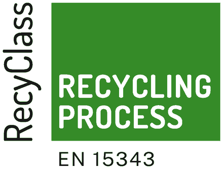 RecyClass Recycling Process EN 15343 – certyfikat procesu recyklingu
